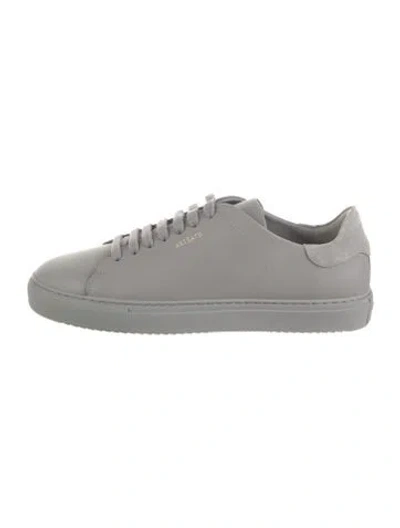 Pre-owned Axel Arigato Leather Sneakers In White
