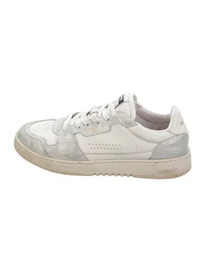 Pre-owned Axel Arigato Leather Sneakers In White
