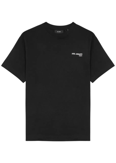 Axel Arigato Legacy Logo-print Cotton T-shirt In Black