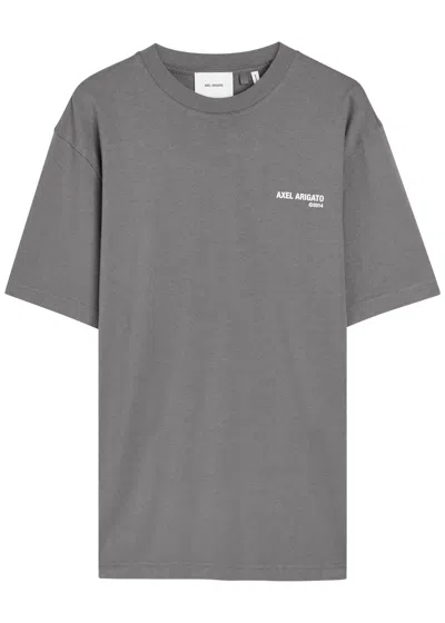 Axel Arigato Legacy Logo-print Cotton T-shirt In Gray