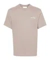Axel Arigato Legacy Logo-printed Cotton T-shirt In Nude