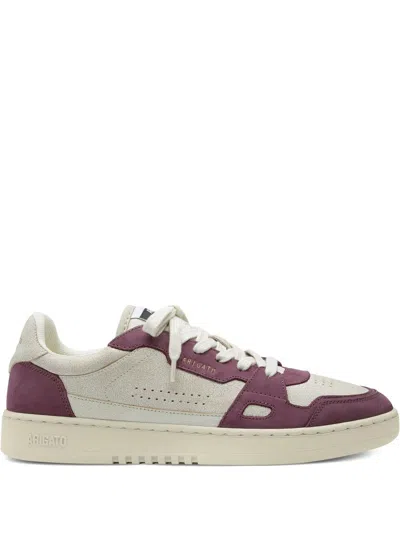 Axel Arigato Women Dice Lo Low-top Suede And Leather Sneakers In Purple