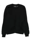 Axel Arigato Linear Cut-out Sweatshirt In Black