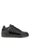 Axel Arigato Area Lo Sneakers In Black Suede And Leather In Black