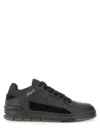 Axel Arigato Area Lo Sneakers In Black Suede And Leather In Black