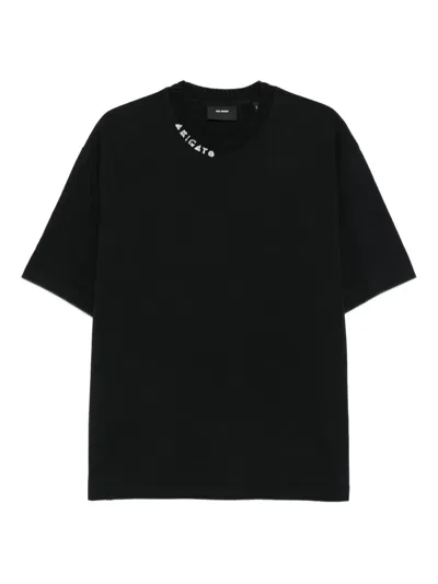 Axel Arigato Logo-embellished T-shirt In Black