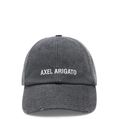 Axel Arigato Logo Embroidered Baseball Cap In Black