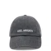 Axel Arigato Black Block Distressed Cap In Black