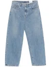 Axel Arigato Logo-embroidered Jeans In 蓝色