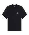Axel Arigato Logo-embroidered T-shirt In Black