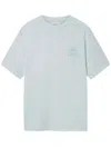 Axel Arigato Optic Distressed T-shirt In Blau