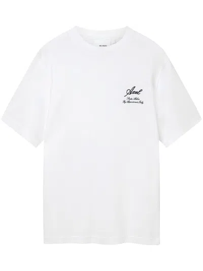Axel Arigato Atelier T-shirt T-shirt In White Cotton In Bianco