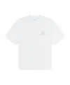 Axel Arigato Capital Logo-embroidered Cotton T-shirt In White