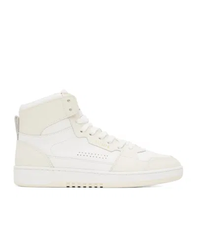 Axel Arigato White & Gray Dice Hi Sneakers