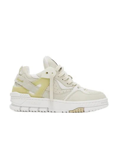 Axel Arigato Logo Logo Round Head Low-top Casual Shoes In White