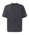 Axel Arigato Relaxed-fit Black T-shirt With Embroidered Logo In Black