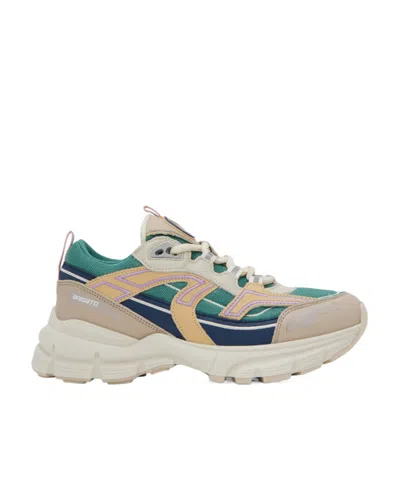 AXEL ARIGATO LOGO LOGO SPLICING DESIGN LOW-TOP CASUAL SHOES