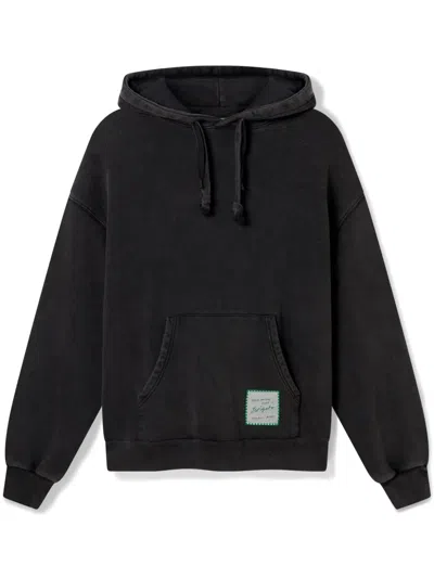 Axel Arigato Logo-patch Hoodie In Black
