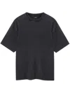 Axel Arigato Logo-patch Organic Cotton T-shirt In Black