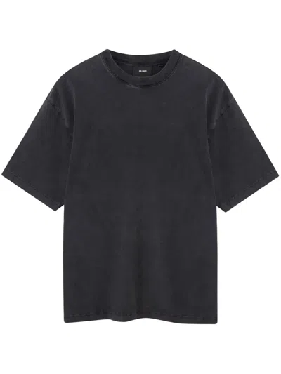 Axel Arigato Logo-patch Organic Cotton T-shirt In Black