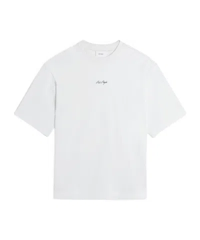 Axel Arigato Logo-print Cotton T-shirt In White