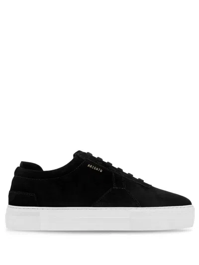 Axel Arigato Logo-print Suede Platform Sneakers In Black