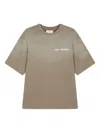 Axel Arigato Logo-print T-shirt In Brown