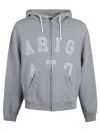 Axel Arigato Legend Drawstring Hoodie In Grey