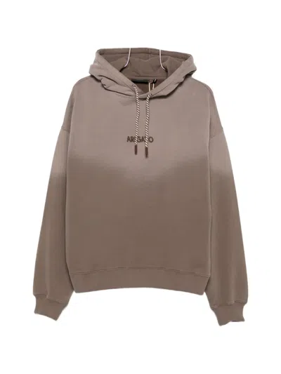 Axel Arigato Logo-embroidered Drawstring Hoodie In Black