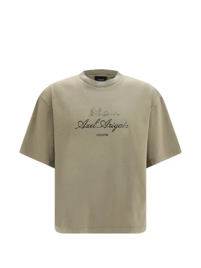 Axel Arigato Logo-print Washed T-shirt In Multi