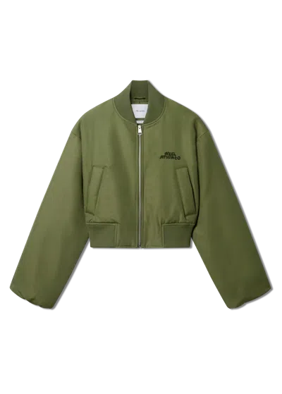 Axel Arigato Lola Bomber Jacket In Green