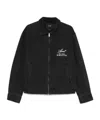 Axel Arigato Black Thread Denim Jacket In Black