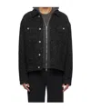 Axel Arigato Long-sleeved Shirt Jacket In Black