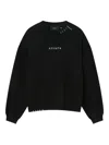 Axel Arigato Soft Cotton Loop Sweatshirt With Iconic Monogram In Blue