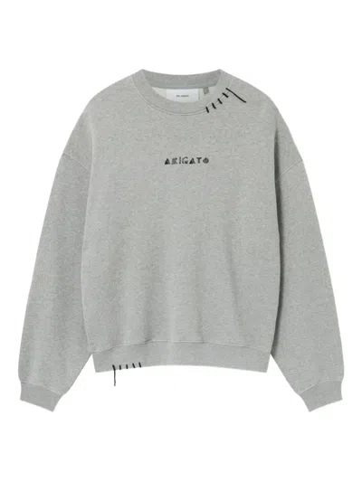 Axel Arigato Loops Sweatshirt Sweatshirt In Grey Cotton In Gray