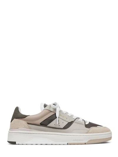 AXEL ARIGATO LOW-TOP CLAY SNEAKERS WITH PERFORATED DETAILS