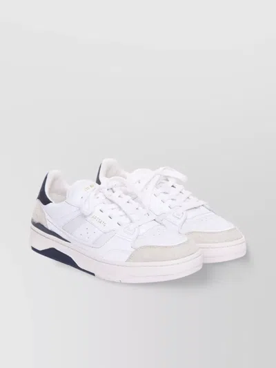 Axel Arigato Low Top Leather And Fabric Sneakers