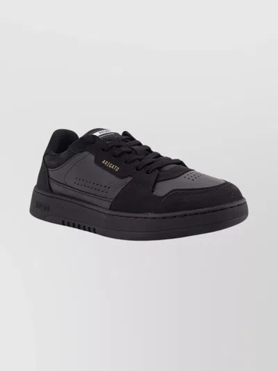 AXEL ARIGATO LOW-TOP LEATHER AND SUEDE SNEAKERS