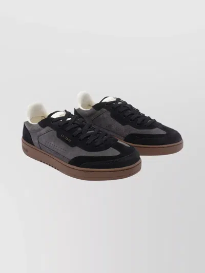 AXEL ARIGATO LOW TOP ROUND TOE SUEDE SNEAKERS