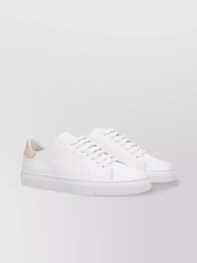 Axel Arigato Low Top Rubber Sole Sneakers In White