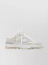 Axel Arigato Low-top Sneakers With Textured Panels And Cushioned Sole In Multi