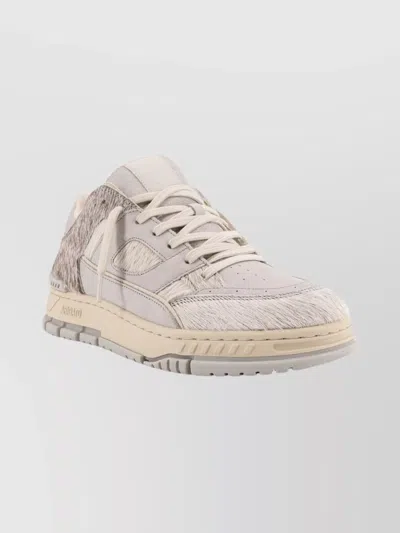 AXEL ARIGATO LOW-TOP SNEAKERS IN PONYSKIN AND SUEDE