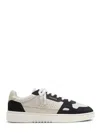 Axel Arigato Men's Sneaker Dice Lo Beige And Black In Leather And Suede With Recycled Materials In White