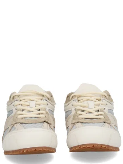 Axel Arigato Low-top Mesh And Suede Sneakers In White