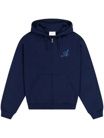 Axel Arigato Maine Hoodie In Blue