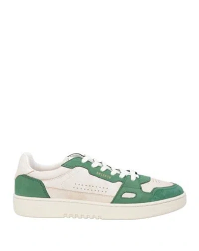 Axel Arigato Man Sneakers Dark Green Size 7 Leather, Textile Fibers