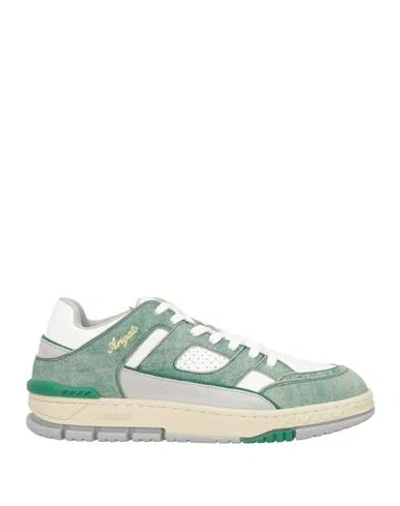 Axel Arigato Man Sneakers Green Size 9 Leather, Textile Fibers