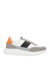 Axel Arigato Bicolor Fabric And Leather Sneaker In Grey