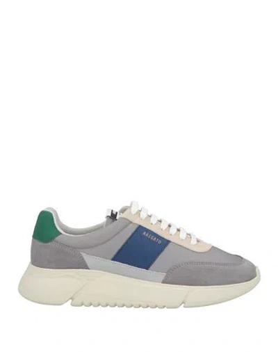 Axel Arigato Man Sneakers Grey Size 9 Leather, Textile Fibers