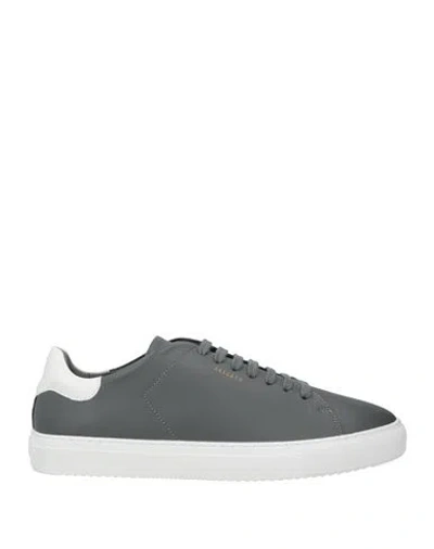 Axel Arigato Man Sneakers Lead Size 7 Leather In Gray